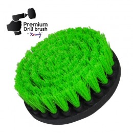 Profesionalus valymo šepetys Premium Drill Brush - vidutiniškai kietas, žalias, 13 cm